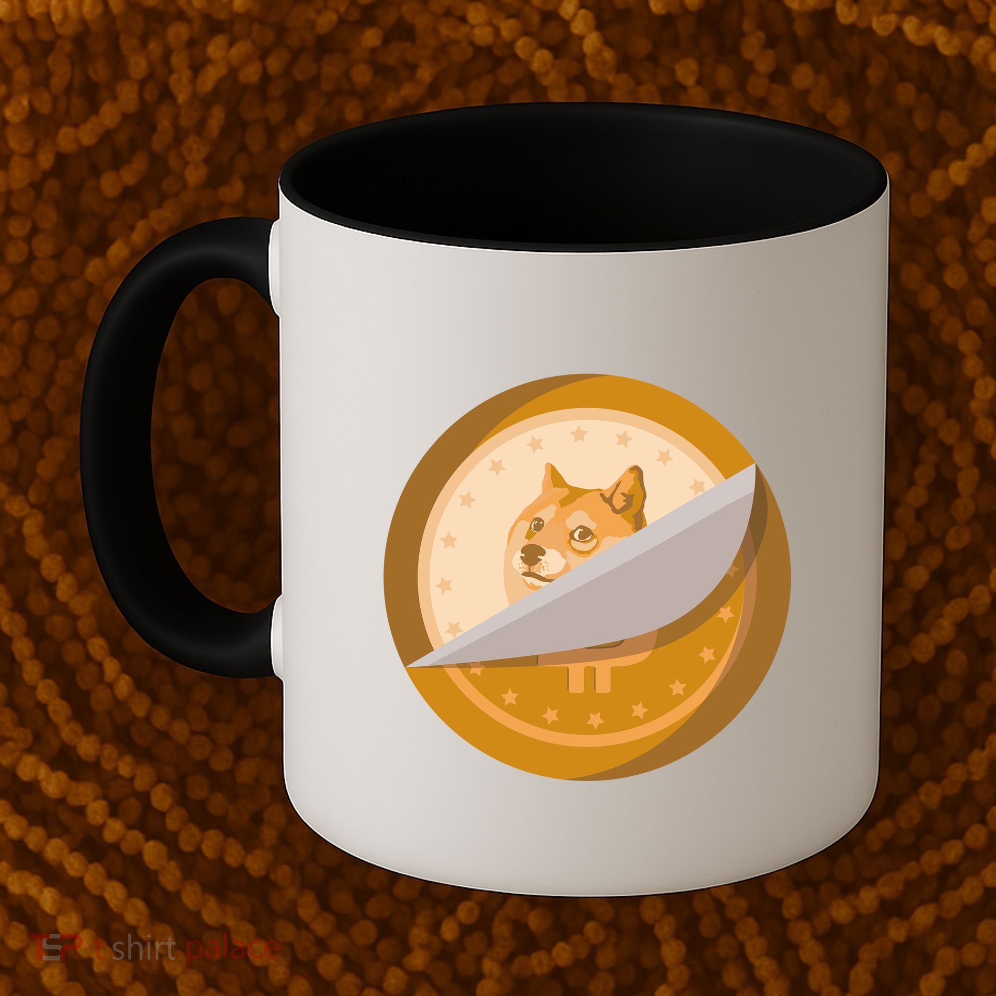 Peeled Off DogeCoin Coffee Mug