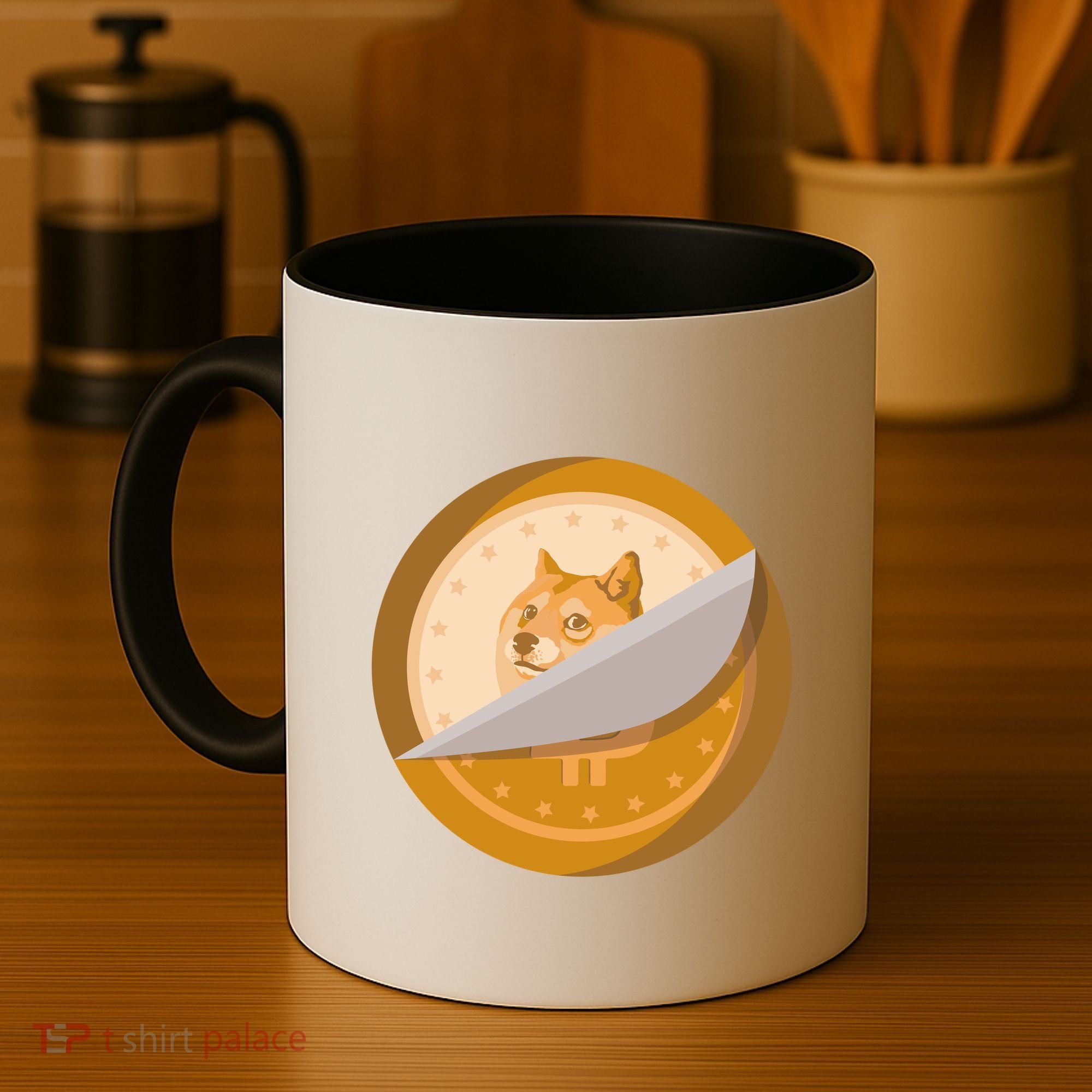 Peeled Off DogeCoin Coffee Mug