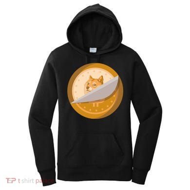 Peeled Off DogeCoin Women's Hoodie