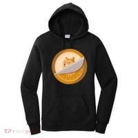 Peeled Off DogeCoin Women's Hoodie thumb 0