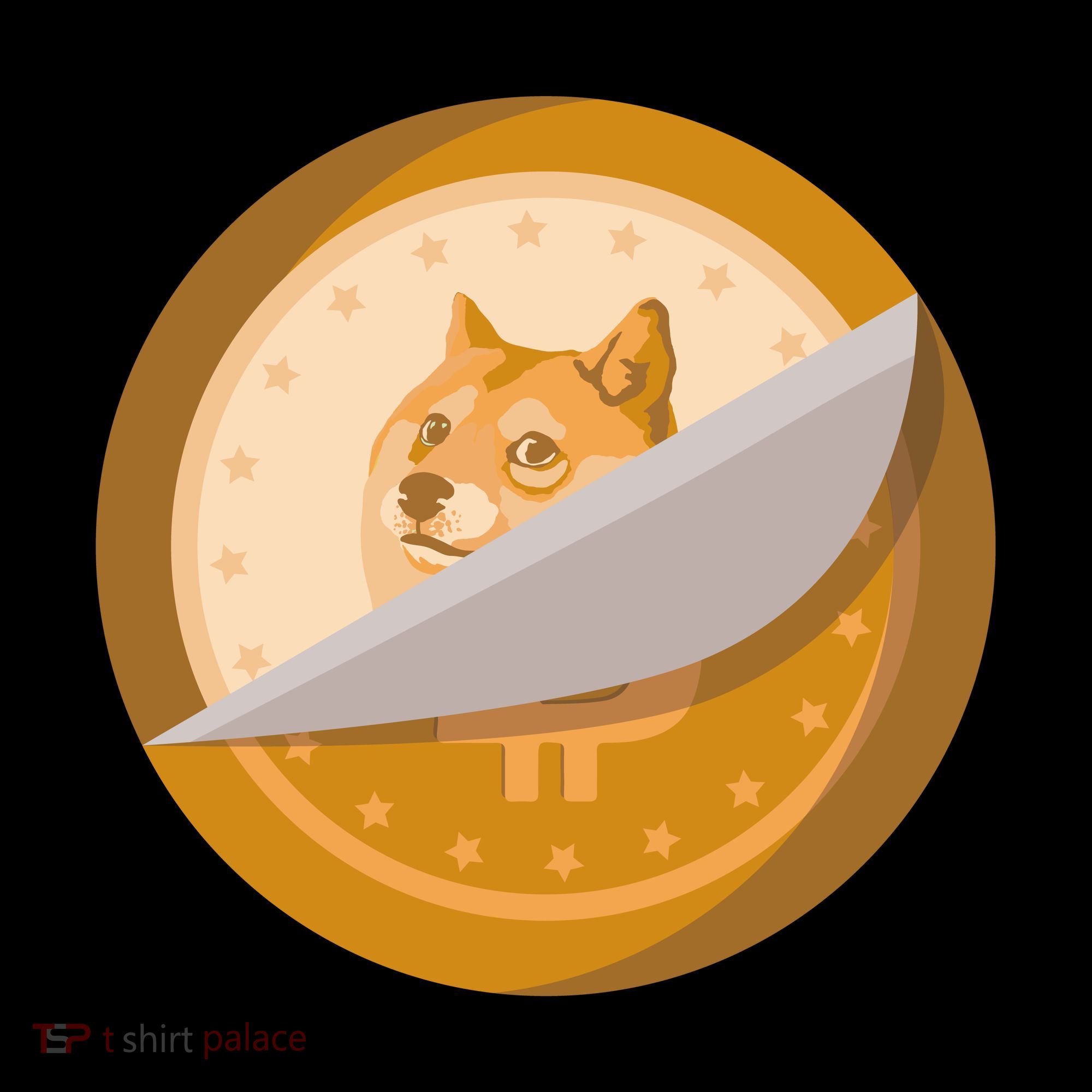Peeled Off DogeCoin Women's Hoodie