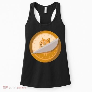 Peeled Off DogeCoin Women's Tank Top