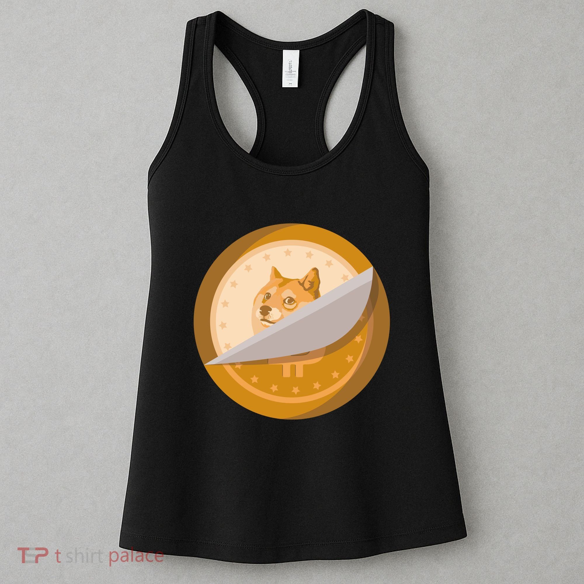 Peeled Off DogeCoin Women's Tank Top