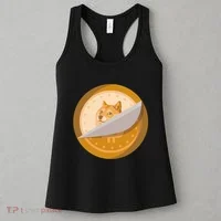 Peeled Off DogeCoin Women's Tank Top thumb 3