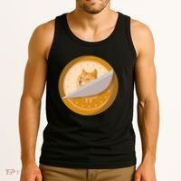 Peeled Off DogeCoin Tank Top thumb 3