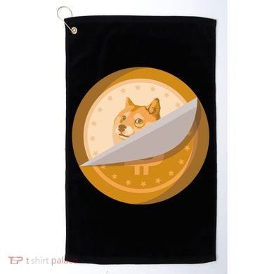 Peeled Off DogeCoin Golf Towel
