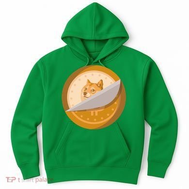 Peeled Off DogeCoin Hoodie