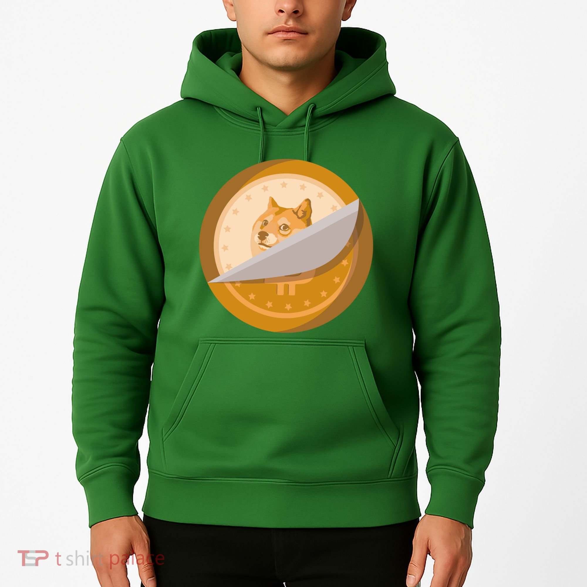 Peeled Off DogeCoin Hoodie