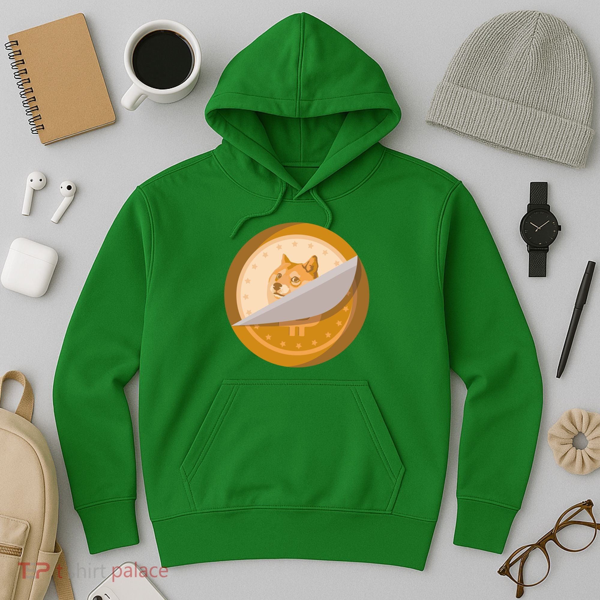 Peeled Off DogeCoin Hoodie