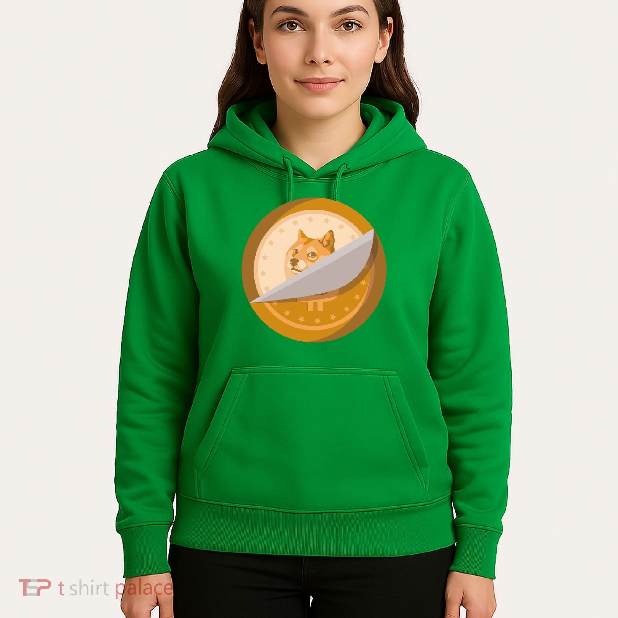 Peeled Off DogeCoin Hoodie