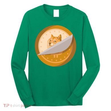 Peeled Off DogeCoin Long Sleeve Shirt