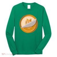 Peeled Off DogeCoin Long Sleeve Shirt thumb 0