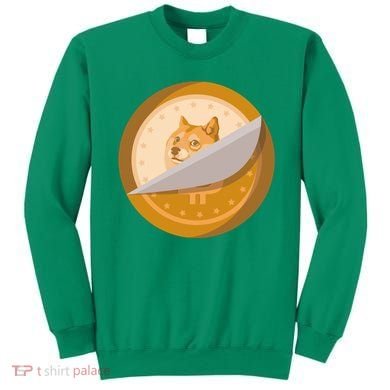 Peeled Off DogeCoin Sweatshirt