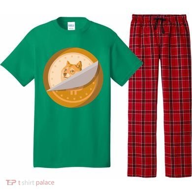 Peeled Off DogeCoin Pajama Set