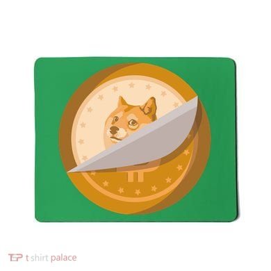 Peeled Off DogeCoin Mousepad