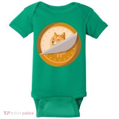 Peeled Off DogeCoin Baby Bodysuit