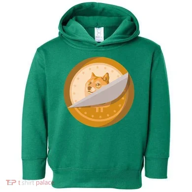 Peeled Off DogeCoin Toddler Hoodie