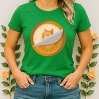 Peeled Off DogeCoin Women's T-Shirt thumb 2