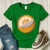 Peeled Off DogeCoin Women's T-Shirt thumb 3