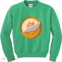 Peeled Off DogeCoin Kids Sweatshirt thumb 0