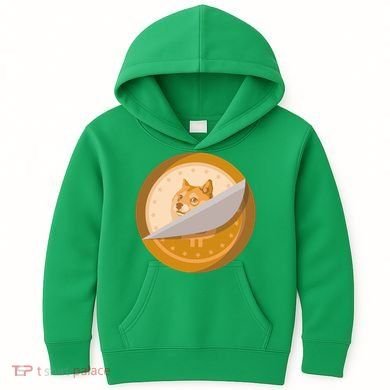 Peeled Off DogeCoin Kids Hoodie