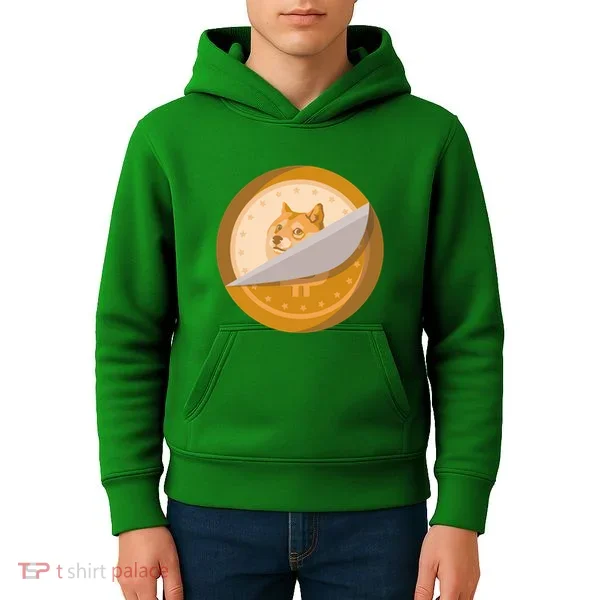 Peeled Off DogeCoin Kids Hoodie