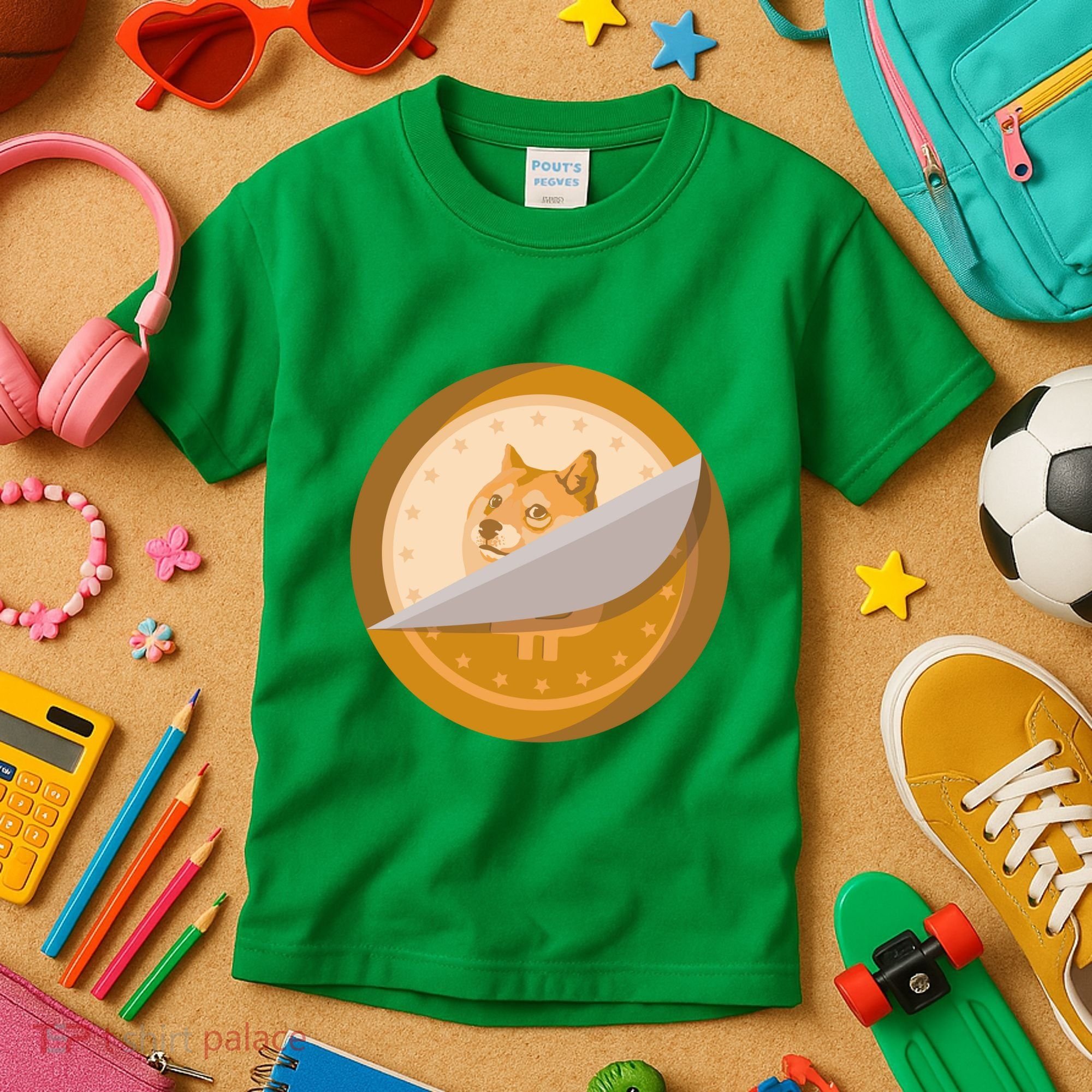 Peeled Off DogeCoin Kids T-Shirt