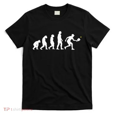 Pickleball Evolution Funny Pickleball T-Shirt