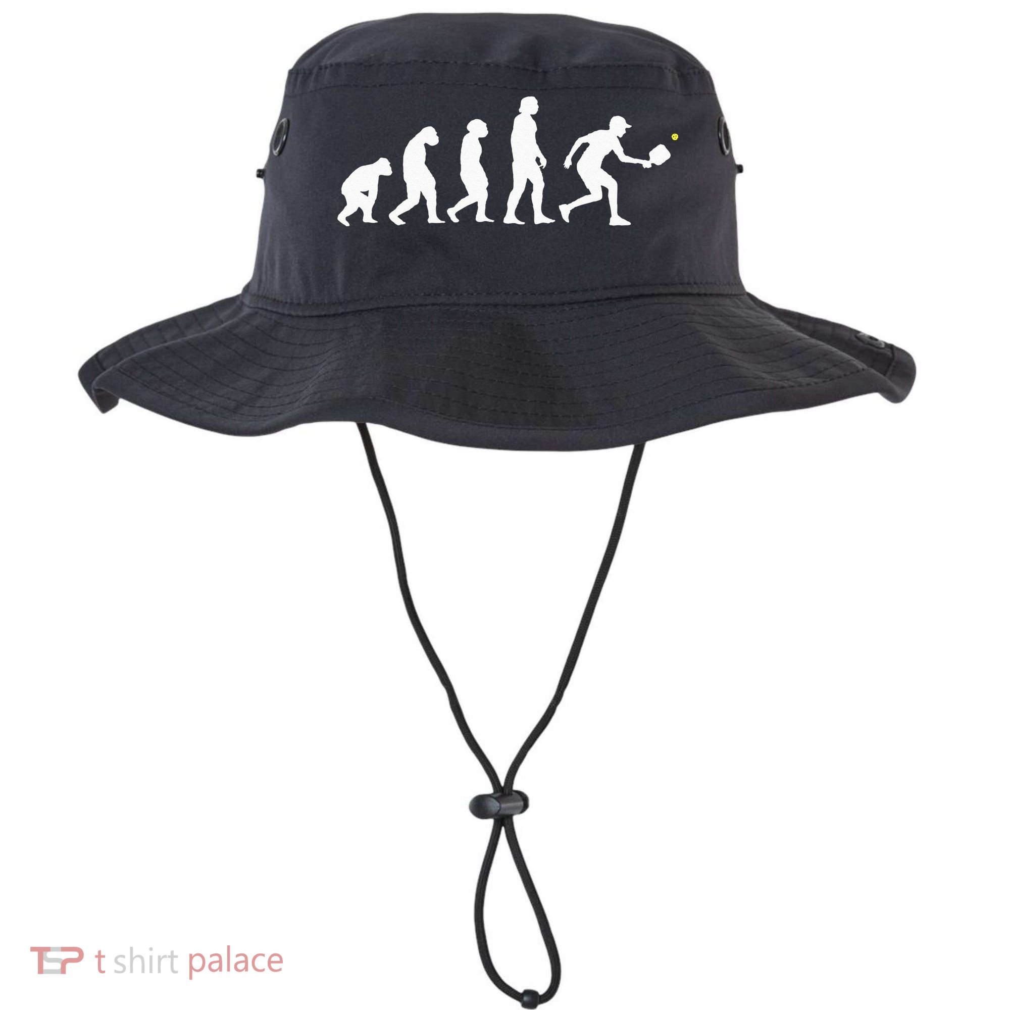 Pickleball Evolution Funny Pickleball Bucket Hat