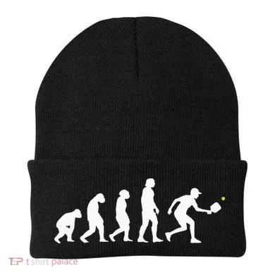Pickleball Evolution Funny Pickleball Beanie