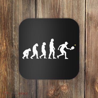 Pickleball Evolution Funny Pickleball Coaster