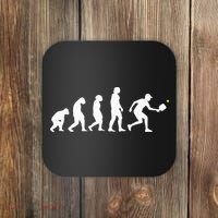 Pickleball Evolution Funny Pickleball Coaster thumb 0