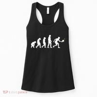 Pickleball Evolution Funny Pickleball Women's Tank Top thumb 0