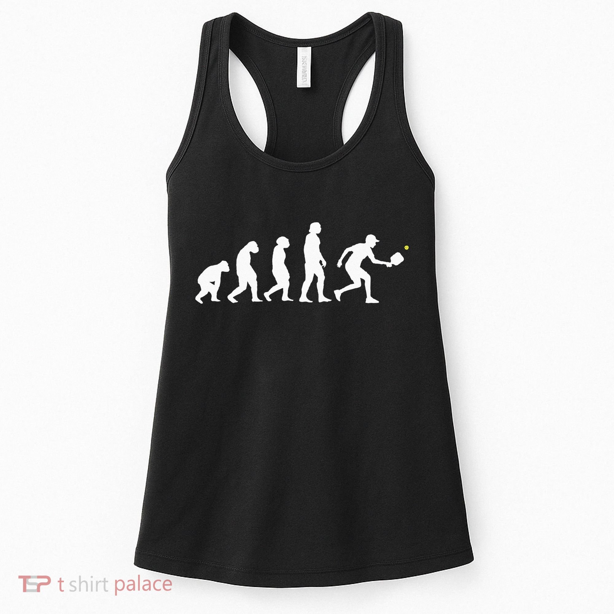 Pickleball Evolution Funny Pickleball Women's Tank Top