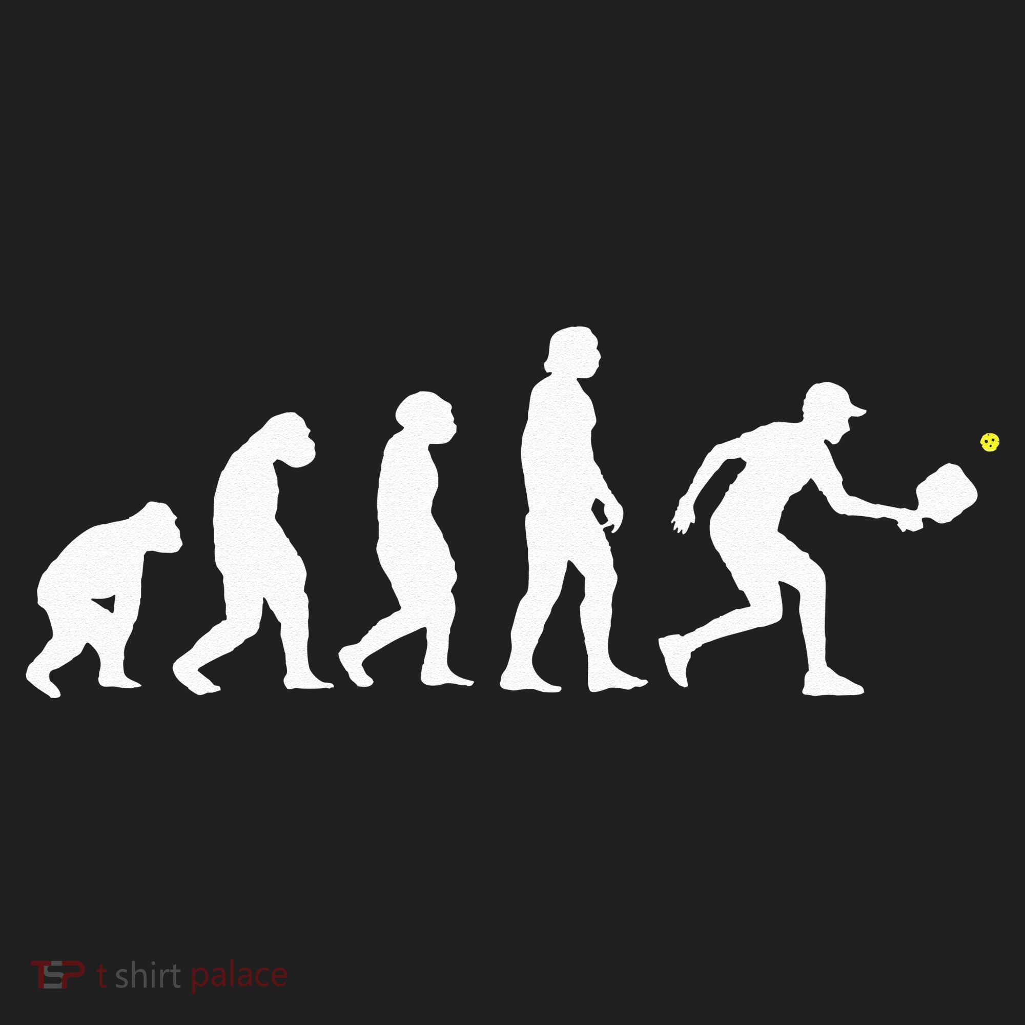 Pickleball Evolution Funny Pickleball Golf Towel