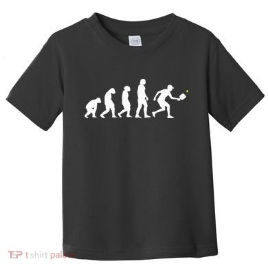 Pickleball Evolution Funny Pickleball Toddler T-Shirt