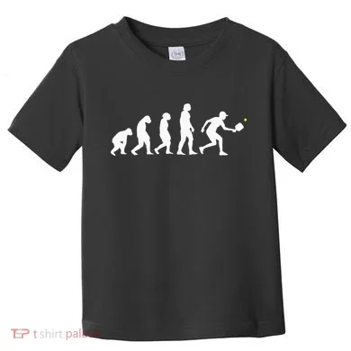 Pickleball Evolution Funny Pickleball Toddler T-Shirt