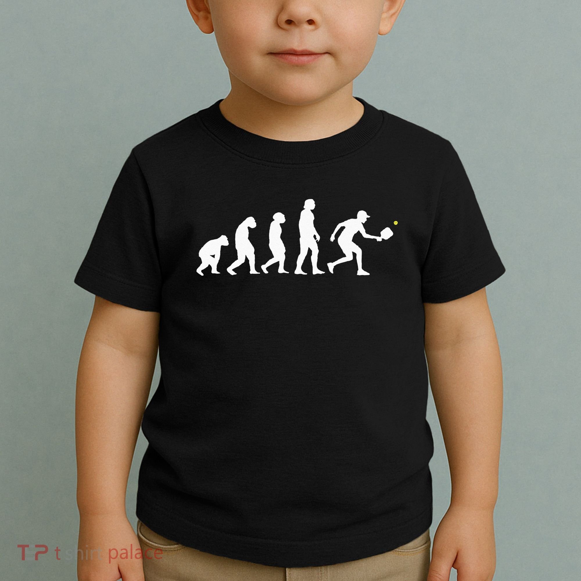 Pickleball Evolution Funny Pickleball Toddler T-Shirt