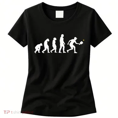 Pickleball Evolution Funny Pickleball Women's T-Shirt