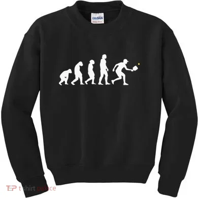 Pickleball Evolution Funny Pickleball Kids Sweatshirt