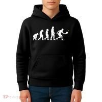 Pickleball Evolution Funny Pickleball Kids Hoodie thumb 4