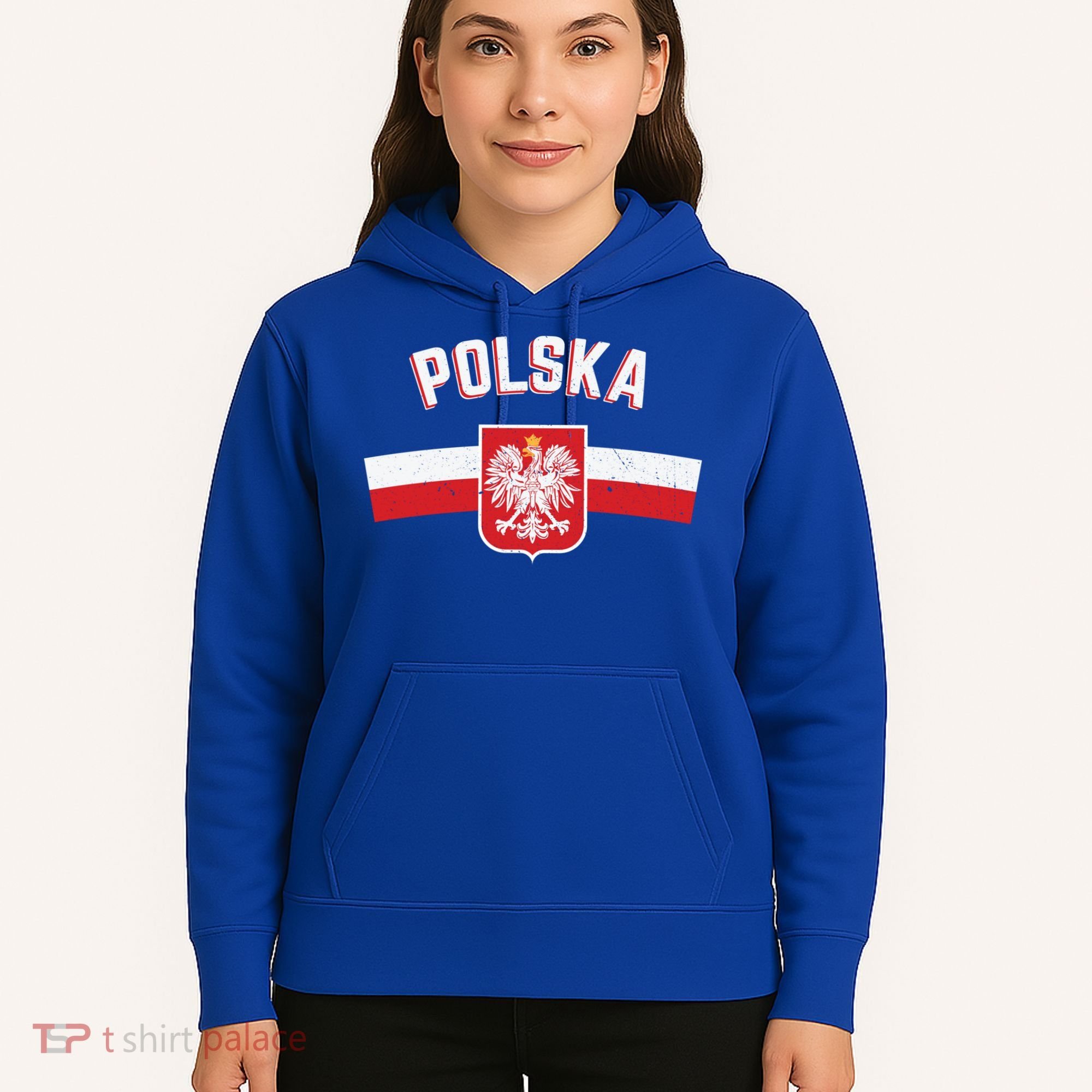 Poland Eagle Flag Gift Proud Polish Men Women Gift Hoodie