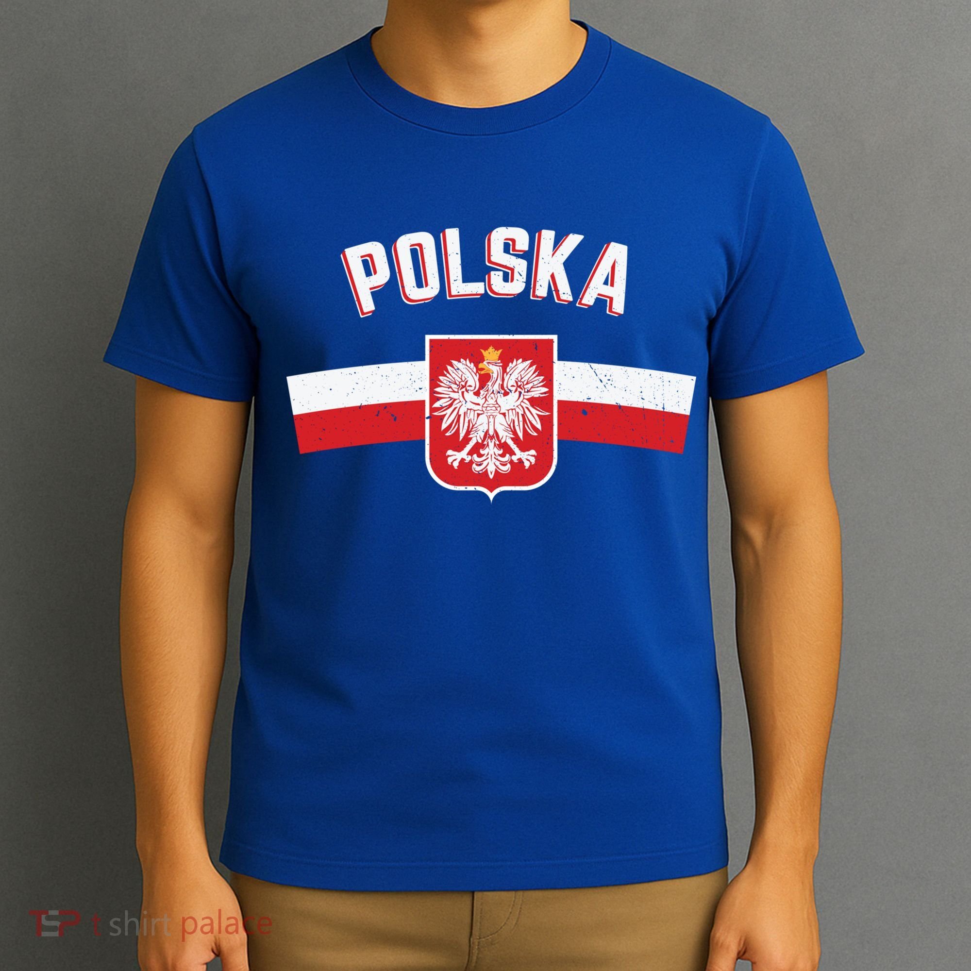 Poland Eagle Flag Gift Proud Polish Men Women Gift T-Shirt
