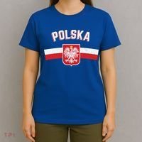 Poland Eagle Flag Gift Proud Polish Men Women Gift T-Shirt thumb 4