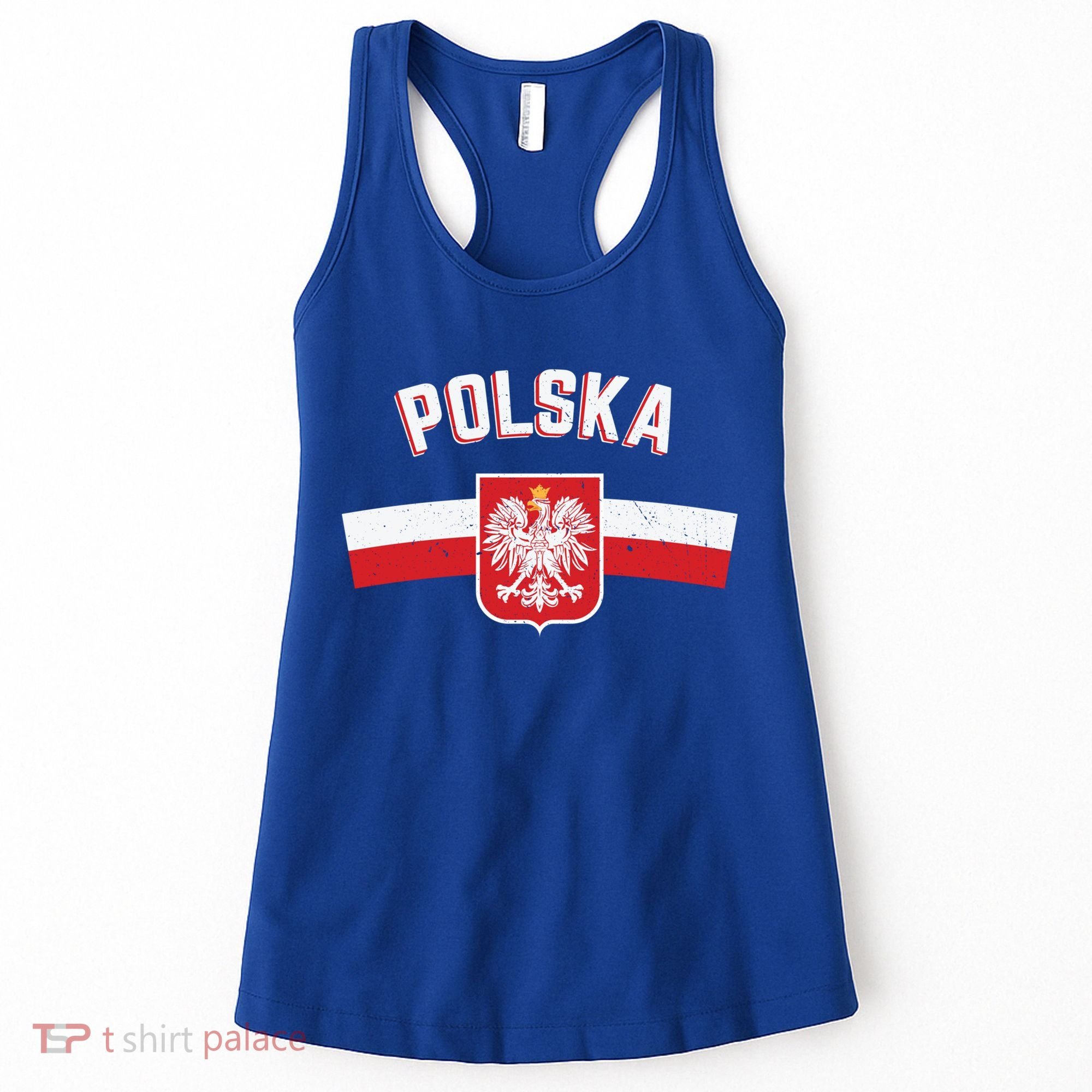 Poland Eagle Flag Gift Proud Polish Men Women Gift Women's Tank Top