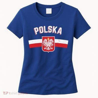 Poland Eagle Flag Gift Proud Polish Men Women Gift Women's T-Shirt