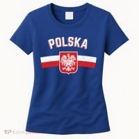 Poland Eagle Flag Gift Proud Polish Men Women Gift Women's T-Shirt thumb 0