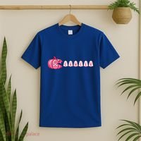 Pumpkin Eating Ghost Gamer Support Breast Cancer Warrior Cool Gift T-Shirt thumb 2