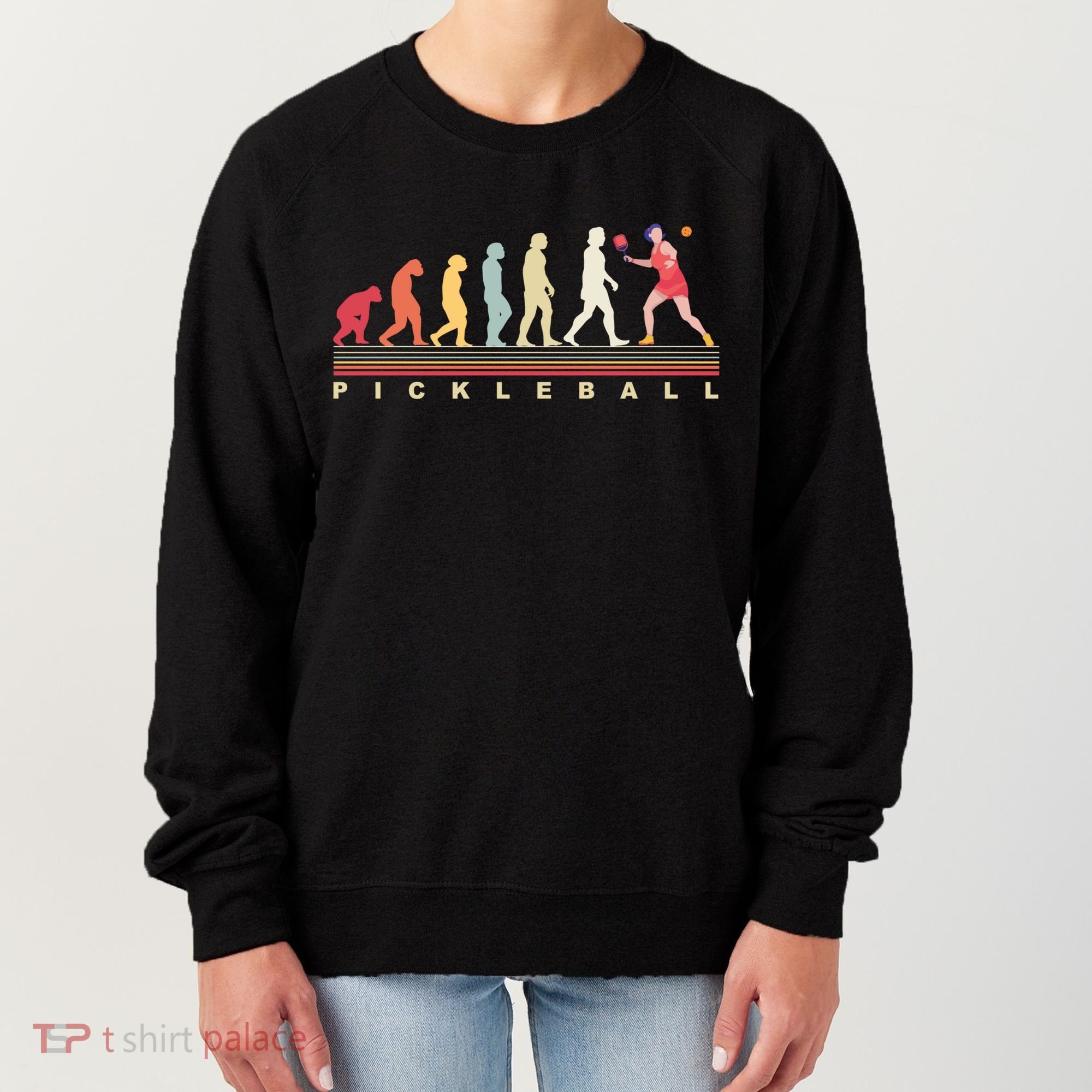 Pickleball Evolution Gift Women's Sweatshirt