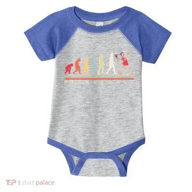 Pickleball Evolution Gift Infant Baby Jersey Bodysuit